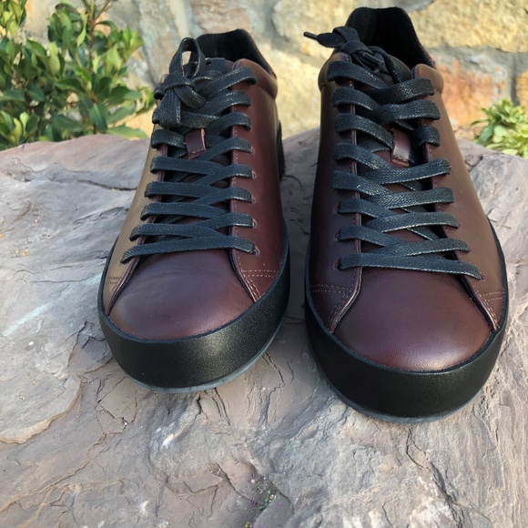 Rag & Bone Leather Lace Up Low Top Sneakers Sz10 - Picture 5 of 8